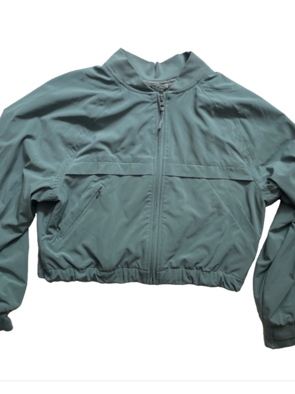 ATHLETA GIRL Jacket GOOD DAYS BOMBER  green - SIZE LARGE L / 12   lightly worn,